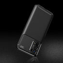 For OPPO A74 5G Carbon Fiber Texture Shockproof TPU Case(Black)