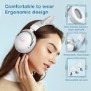 ONIKUMA X11 Cat Ear Design RGB LED Light Wired Gaming Headset with Mic (White)
