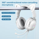 ONIKUMA X11 Cat Ear Design RGB LED Light Wired Gaming Headset with Mic (White)