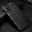 For OPPO A74 5G Litchi Texture TPU Shockproof Case(Black)