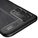 For OPPO A74 5G Litchi Texture TPU Shockproof Case(Black)