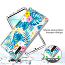For Samsung Galaxy Note 10 Plus 2 in 1 High Transparent Painted Shockproof PC + TPU Protective Case(Banana Leaf)