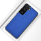 For Samsung Galaxy S21 FE Shockproof Cloth Texture PC + TPU Protective Case(Style Blue)