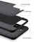 For Samsung Galaxy S21 FE Shockproof Cloth Texture PC + TPU Protective Case(Silver Ash)
