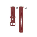 For Huawei Watch Fit Protective Silicone Case + Silicone Watch Band Kit(Wine Red)