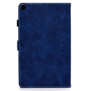 For Samsung Galaxy Tab A7 Lite T220 Cowhide Texture Horizontal Flip Leather Case with Holder & Card Slots & Pen Slot(Blue)