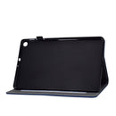 For Samsung Galaxy Tab A7 Lite T220 Cowhide Texture Horizontal Flip Leather Case with Holder & Card Slots & Pen Slot(Blue)