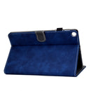 For Samsung Galaxy Tab A7 Lite T220 Cowhide Texture Horizontal Flip Leather Case with Holder & Card Slots & Pen Slot(Blue)