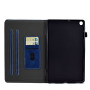 For Samsung Galaxy Tab A7 Lite T220 Cowhide Texture Horizontal Flip Leather Case with Holder & Card Slots & Pen Slot(Blue)