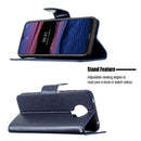 For Nokia G20 / G10 Embossing Two Butterflies Pattern Horizontal Flip PU Leather Case with Holder & Card Slot & Wallet & Lanyard(Dark Blue)