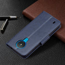 For Nokia 1.4 Embossing Two Butterflies Pattern Horizontal Flip PU Leather Case with Holder & Card Slot & Wallet & Lanyard(Dark Blue)