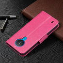 For Nokia 1.4 Embossing Two Butterflies Pattern Horizontal Flip PU Leather Case with Holder & Card Slot & Wallet & Lanyard(Rose Red)
