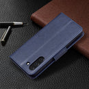 For Samsung Galaxy S21 FE Embossing Two Butterflies Pattern Horizontal Flip PU Leather Case with Holder & Card Slot & Wallet & Lanyard(Dark Blue)