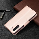 For Samsung Galaxy S21 FE Embossing Two Butterflies Pattern Horizontal Flip PU Leather Case with Holder & Card Slot & Wallet & Lanyard(Rose Gold)