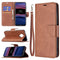 For Nokia G20 / G10 Retro Lambskin Texture Pure Color Horizontal Flip PU Leather Case with Holder & Card Slots & Wallet & Lanyard(Brown)