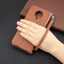 For Nokia G20 / G10 Retro Lambskin Texture Pure Color Horizontal Flip PU Leather Case with Holder & Card Slots & Wallet & Lanyard(Brown)