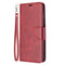 For Nokia G20 / G10 Retro Lambskin Texture Pure Color Horizontal Flip PU Leather Case with Holder & Card Slots & Wallet & Lanyard(Red)