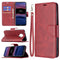 For Nokia G20 / G10 Retro Lambskin Texture Pure Color Horizontal Flip PU Leather Case with Holder & Card Slots & Wallet & Lanyard(Red)