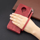 For Nokia G20 / G10 Retro Lambskin Texture Pure Color Horizontal Flip PU Leather Case with Holder & Card Slots & Wallet & Lanyard(Red)