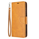 For Nokia G20 / G10 Retro Lambskin Texture Pure Color Horizontal Flip PU Leather Case with Holder & Card Slots & Wallet & Lanyard(Yellow)