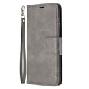 For Nokia G20 / G10 Retro Lambskin Texture Pure Color Horizontal Flip PU Leather Case with Holder & Card Slots & Wallet & Lanyard(Grey)