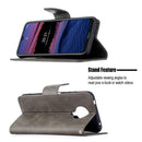 For Nokia G20 / G10 Retro Lambskin Texture Pure Color Horizontal Flip PU Leather Case with Holder & Card Slots & Wallet & Lanyard(Grey)