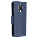 For Nokia G20 / G10 Retro Lambskin Texture Pure Color Horizontal Flip PU Leather Case with Holder & Card Slots & Wallet & Lanyard(Blue)