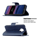For Nokia G20 / G10 Retro Lambskin Texture Pure Color Horizontal Flip PU Leather Case with Holder & Card Slots & Wallet & Lanyard(Blue)