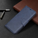 For Nokia G20 / G10 Retro Lambskin Texture Pure Color Horizontal Flip PU Leather Case with Holder & Card Slots & Wallet & Lanyard(Blue)