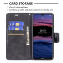 For Nokia G20 / G10 Retro Lambskin Texture Pure Color Horizontal Flip PU Leather Case with Holder & Card Slots & Wallet & Lanyard(Black)