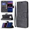 For Nokia G20 / G10 Retro Lambskin Texture Pure Color Horizontal Flip PU Leather Case with Holder & Card Slots & Wallet & Lanyard(Black)