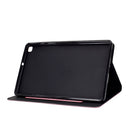 For Samsung Galaxy Tab A7 Lite T220 Glitter Horizontal Flip Leather Case with Holder & Card Slots(Pink)