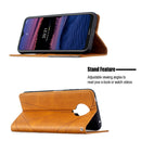 For Nokia G20 / G10 Rhombus Texture Horizontal Flip Magnetic Leather Case with Holder & Card Slots & Wallet(Yellow)