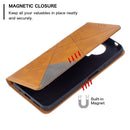 For Nokia G20 / G10 Rhombus Texture Horizontal Flip Magnetic Leather Case with Holder & Card Slots & Wallet(Yellow)