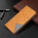 For Nokia G20 / G10 Rhombus Texture Horizontal Flip Magnetic Leather Case with Holder & Card Slots & Wallet(Yellow)