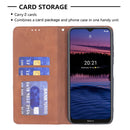 For Nokia G20 / G10 Rhombus Texture Horizontal Flip Magnetic Leather Case with Holder & Card Slots & Wallet(Brown)