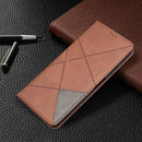 For Nokia G20 / G10 Rhombus Texture Horizontal Flip Magnetic Leather Case with Holder & Card Slots & Wallet(Brown)