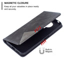 For Nokia G20 / G10 Rhombus Texture Horizontal Flip Magnetic Leather Case with Holder & Card Slots & Wallet(Black)