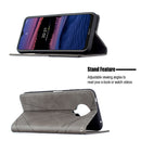 For Nokia G20 / G10 Rhombus Texture Horizontal Flip Magnetic Leather Case with Holder & Card Slots & Wallet(Grey)