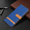 For Nokia G20 / G10 Color Matching Denim Texture Horizontal Flip Leather Case with Holder & Card Slots & Wallet & Lanyard(Royal Blue)