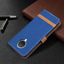 For Nokia G20 / G10 Color Matching Denim Texture Horizontal Flip Leather Case with Holder & Card Slots & Wallet & Lanyard(Royal Blue)