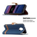 For Nokia G20 / G10 Color Matching Denim Texture Horizontal Flip Leather Case with Holder & Card Slots & Wallet & Lanyard(Dark Blue)