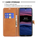 For Nokia G20 / G10 Color Matching Denim Texture Horizontal Flip Leather Case with Holder & Card Slots & Wallet & Lanyard(Red)
