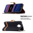 For Nokia G20 / G10 Color Matching Denim Texture Horizontal Flip Leather Case with Holder & Card Slots & Wallet & Lanyard(Black)