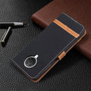 For Nokia G20 / G10 Color Matching Denim Texture Horizontal Flip Leather Case with Holder & Card Slots & Wallet & Lanyard(Black)