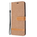 For Nokia G20 / G10 Color Matching Denim Texture Horizontal Flip Leather Case with Holder & Card Slots & Wallet & Lanyard(Brown)