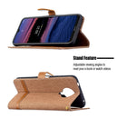 For Nokia G20 / G10 Color Matching Denim Texture Horizontal Flip Leather Case with Holder & Card Slots & Wallet & Lanyard(Brown)