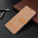 For Nokia G20 / G10 Color Matching Denim Texture Horizontal Flip Leather Case with Holder & Card Slots & Wallet & Lanyard(Brown)