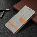 For Nokia G20 / G10 Color Matching Denim Texture Horizontal Flip Leather Case with Holder & Card Slots & Wallet & Lanyard(Grey)