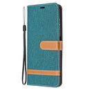 For Nokia G20 / G10 Color Matching Denim Texture Horizontal Flip Leather Case with Holder & Card Slots & Wallet & Lanyard(Green)
